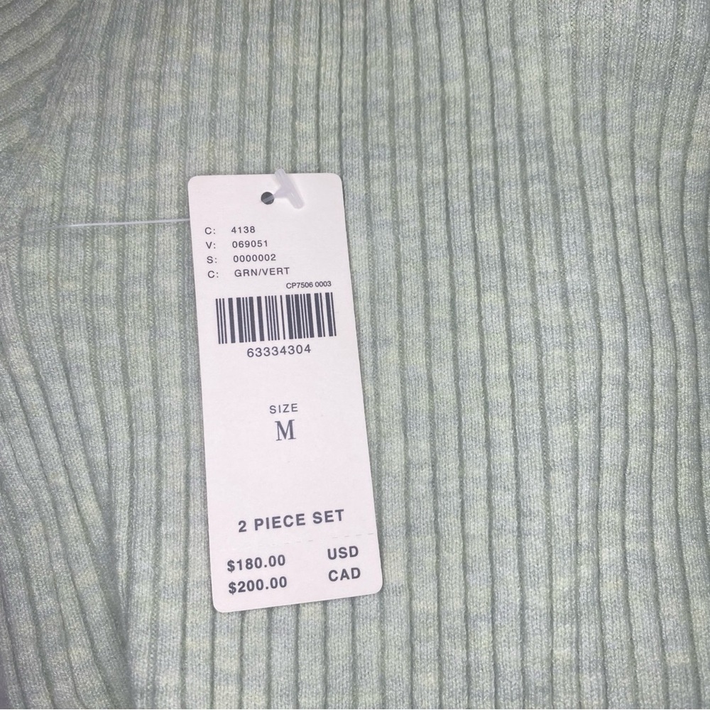 NWT Maeve By Anthropologie 2pc Set Flouncy Dress & Pullover Sweater Mint Green M - Picture 8 of 15